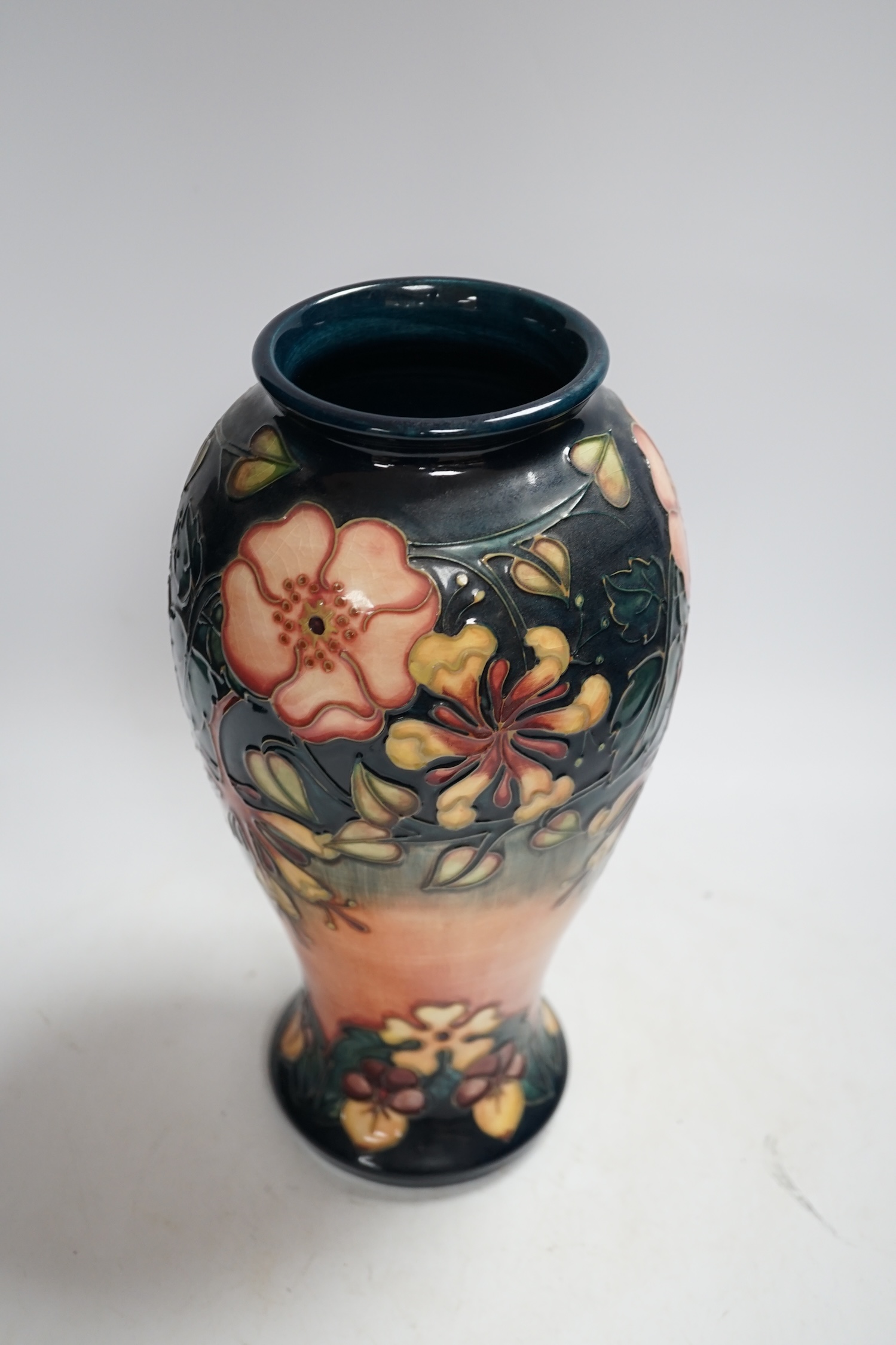 A large Moorcroft ‘Oberon’ vase, 31cm high